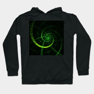 Green lines Hoodie